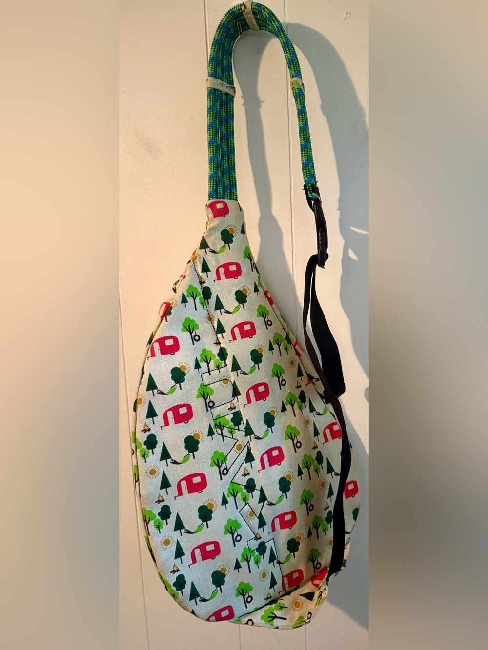 KAVU Original Rope Bag - Compact Lightweight Crossbody - Campsite - Picture 9 of 10